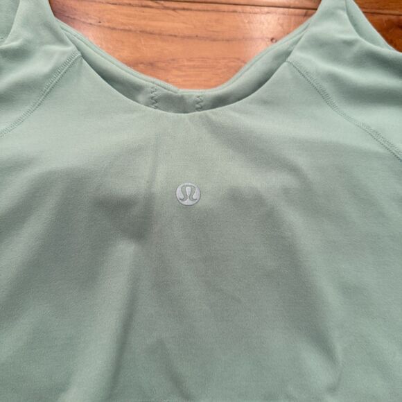 Women Lululemon Align Cropped Cami Tank Top *Light Support A/B Cup Palm Court 10 - Picture 5 of 7